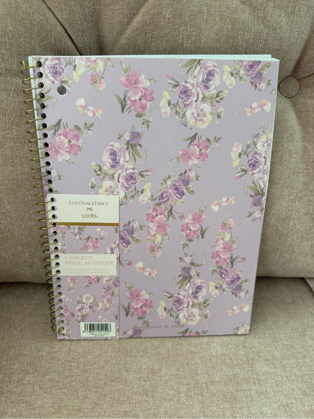 💜LoveShackFancy x Target Yoobi BUNDLE 6 piece set Folders, Notebooks, Pencils + - Picture 4 of 7